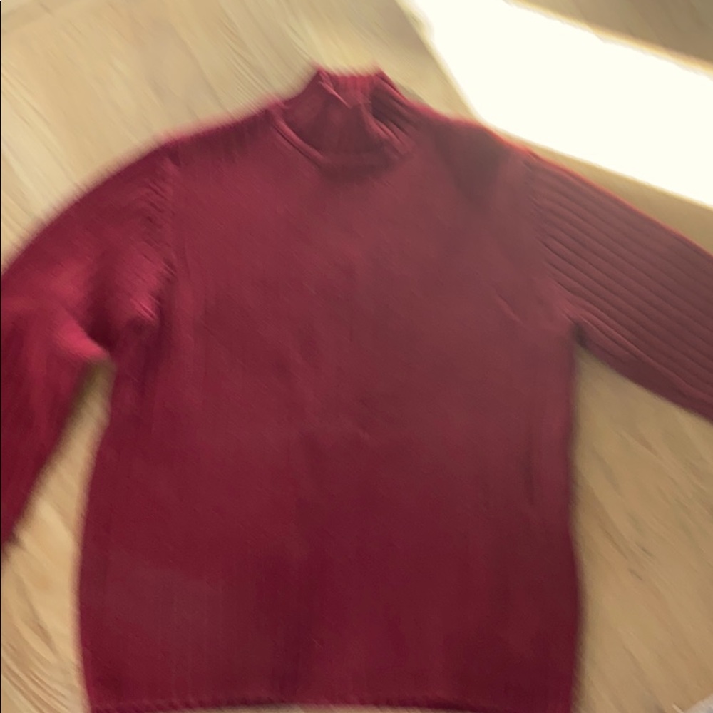 Structure 100% cotton sweater